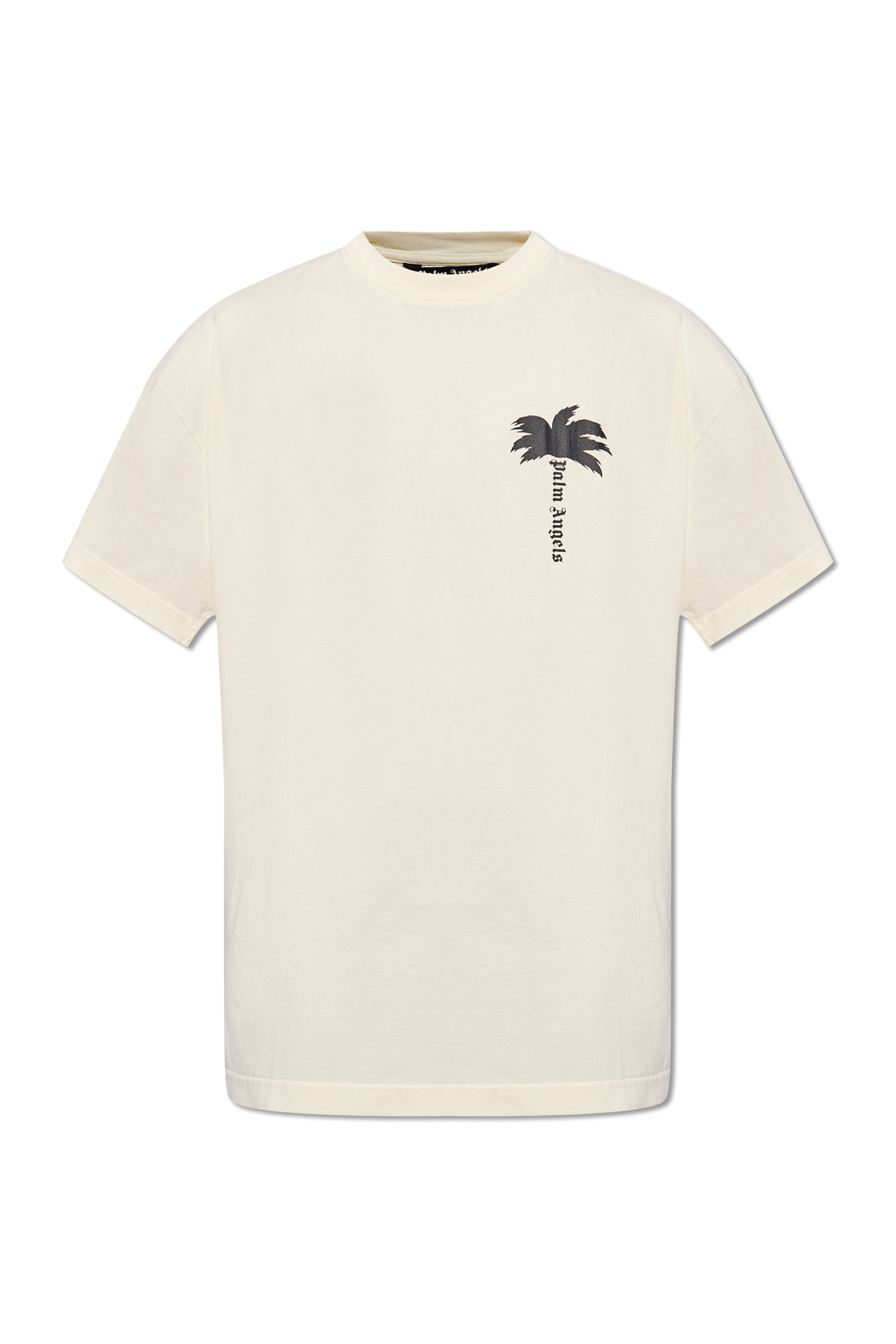 shirt with logo Palm Angels - Yellow T - Philipp Plein logo